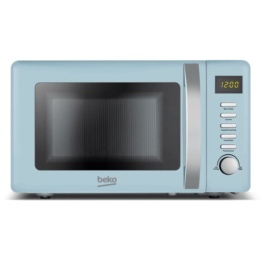 Beko Retro Compact Microwave Oven Mint Cream- MOC20200M