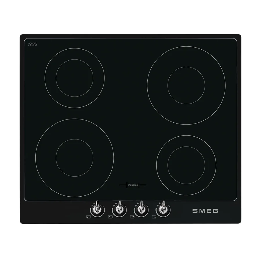 Smeg SI964NM 60cm Induction Black Hob "Victoria Aesthetic"