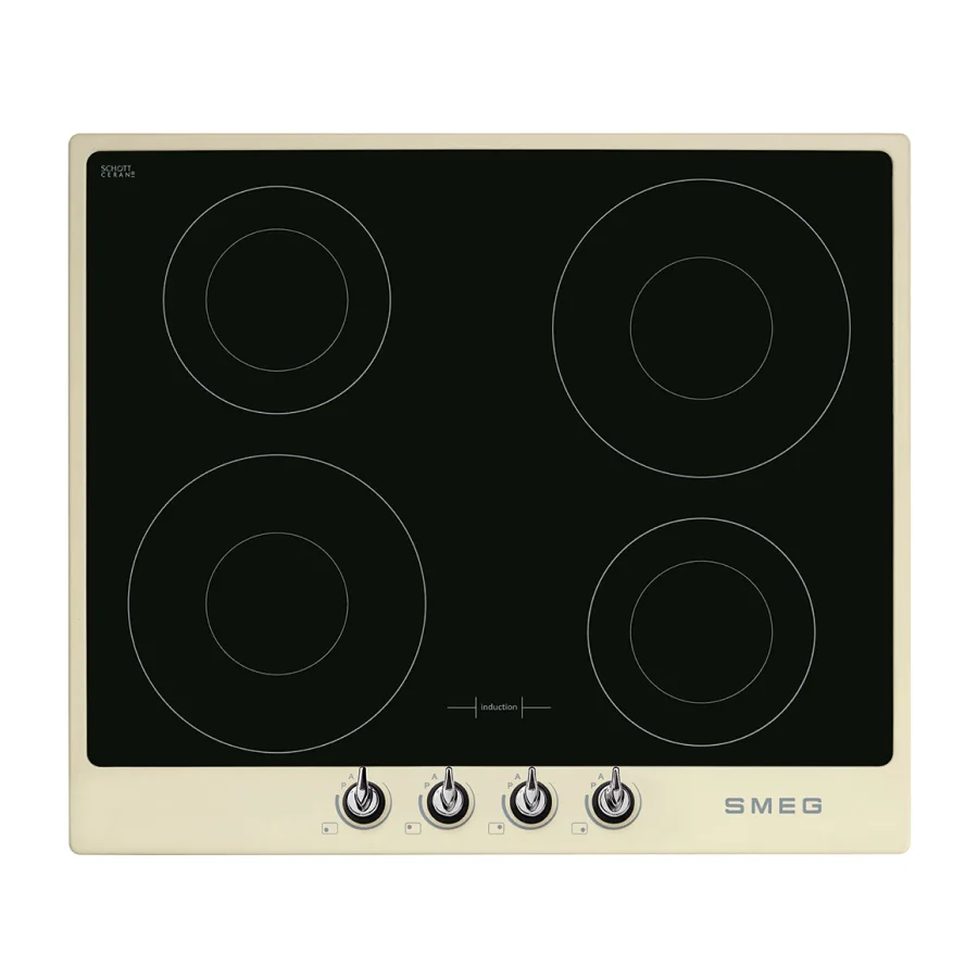 Smeg SI964PM 60cm Induction Cream Hob "Victoria Aesthetic"