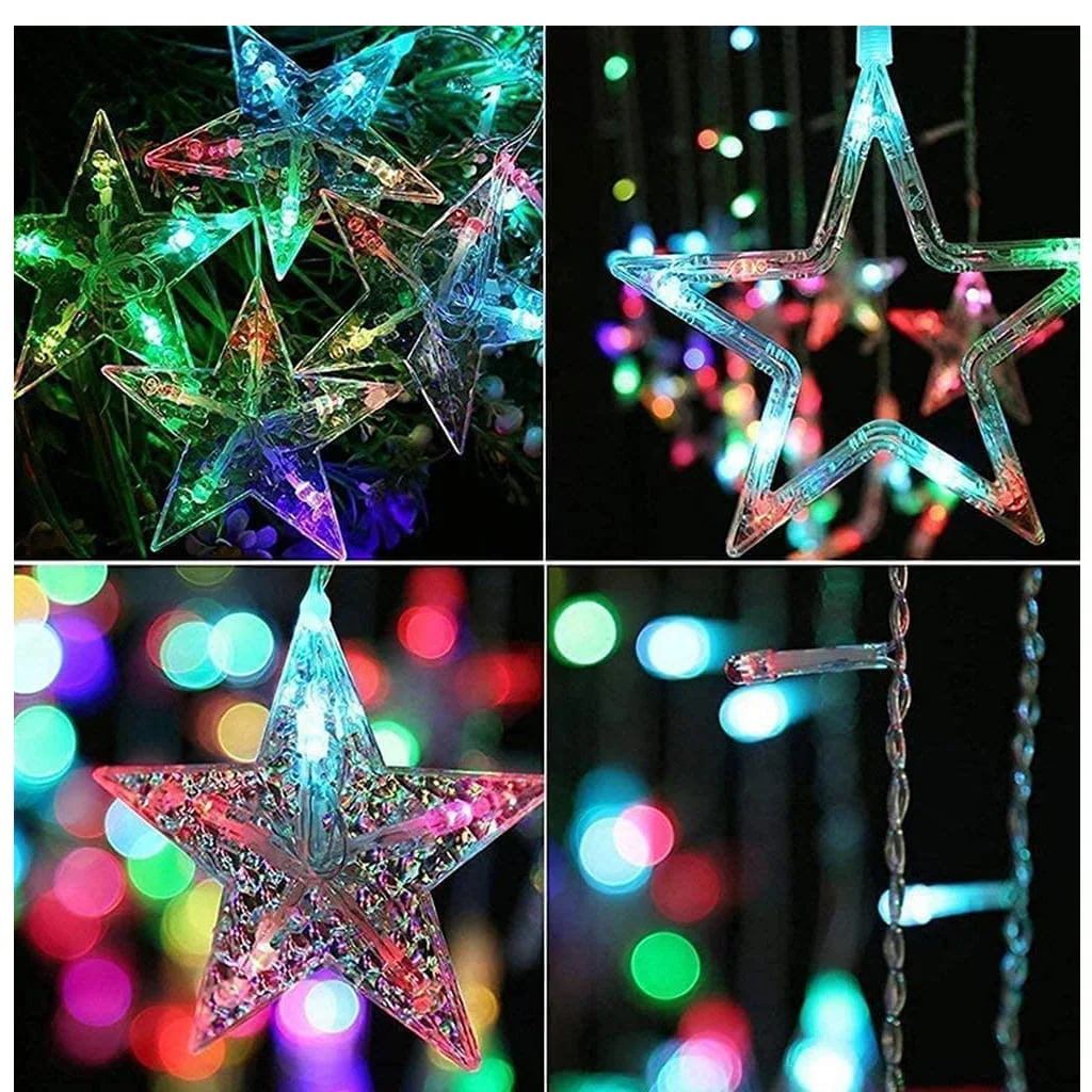 Star Curtain Battery Remote Controller Warm and Light Color