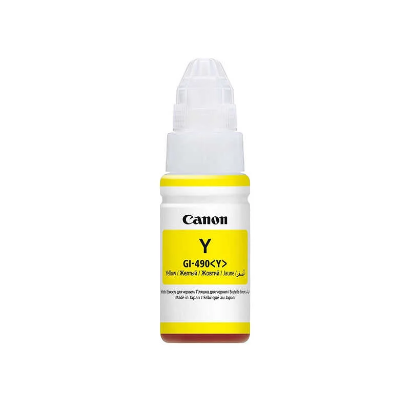Canon 490 Ink Yellow Label