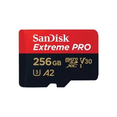 SanDisk 256 GB Extreme PRO microSDXC card + SD adapter up to 200 MB/s
