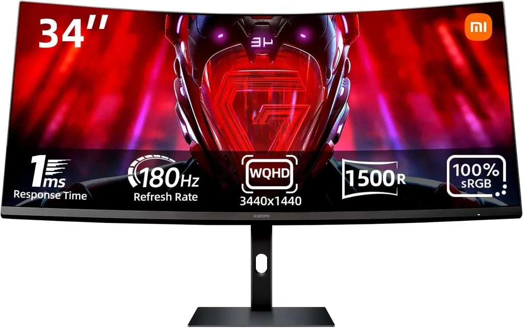 Xiaomi Curved Gaming Monitor G34WQi EU | Monitor | 34", VA, WQHD, 180Hz, FreeSync Premium