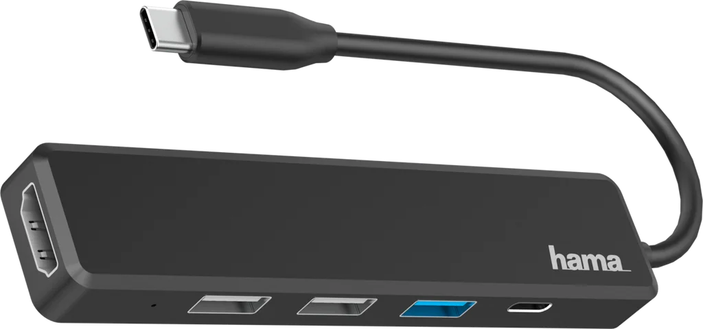 Hama USB Hub 5 Ports 3x USB-A + USB-C + HDMI - HM.200117