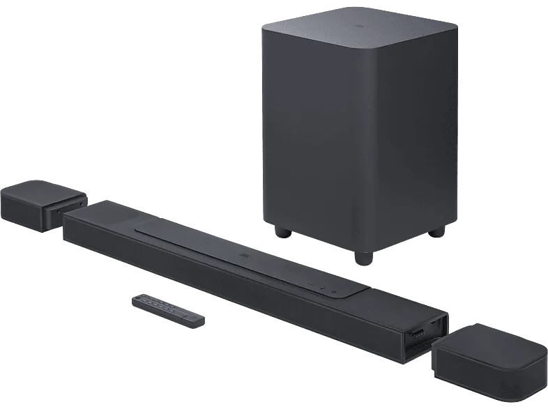 JBL Bar 1000 MultiBeam Dolby Atmos 7.1 Channel 880W Soundbar and Wireless Subwoofer - JB.JBLBAR1000PROBLKEP