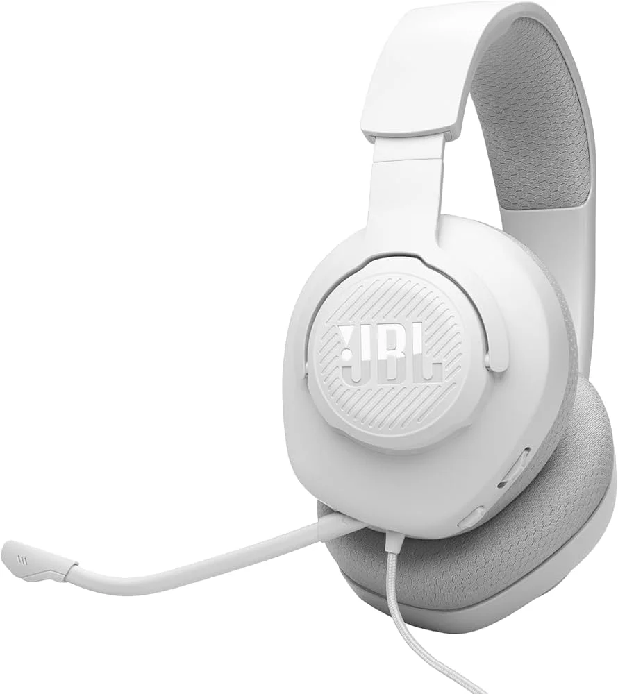 JBL Quantum 100M2 Wired Gaming Headset White - JB.JBLQTUM100M2WHT