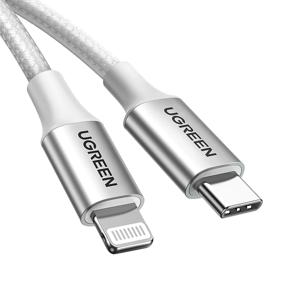 Ugreen cable USB C to Lightning 1M White (70523)