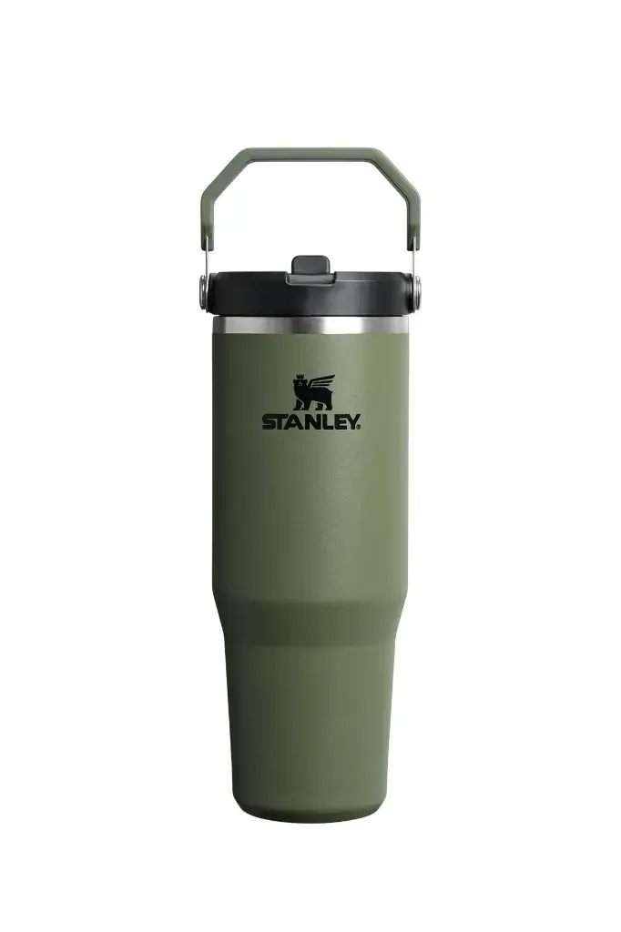 Stanley The IceFlow Flip Straw Termokop, 0.89L/30oz - Dried Pine (10-12043-077)