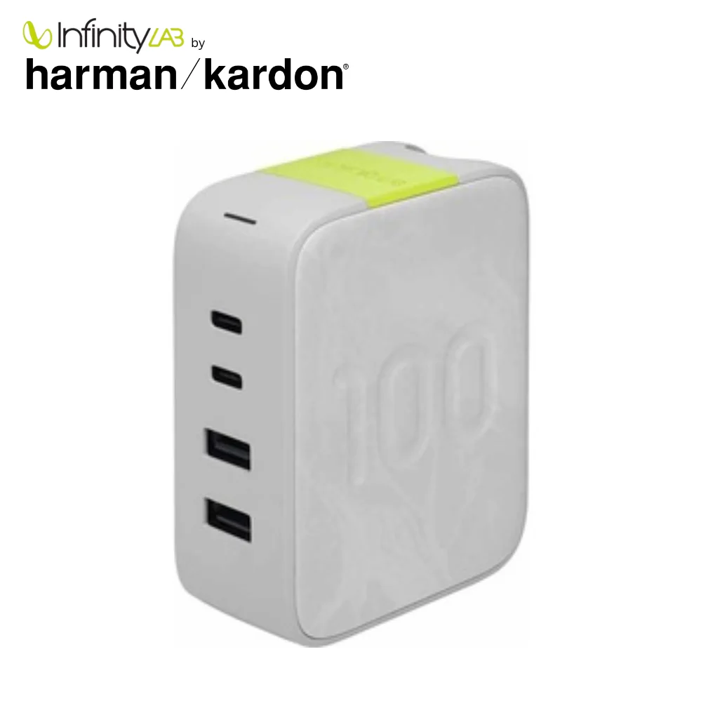 Infinity Lab InstantCharger 100W 4 USB Charger - White