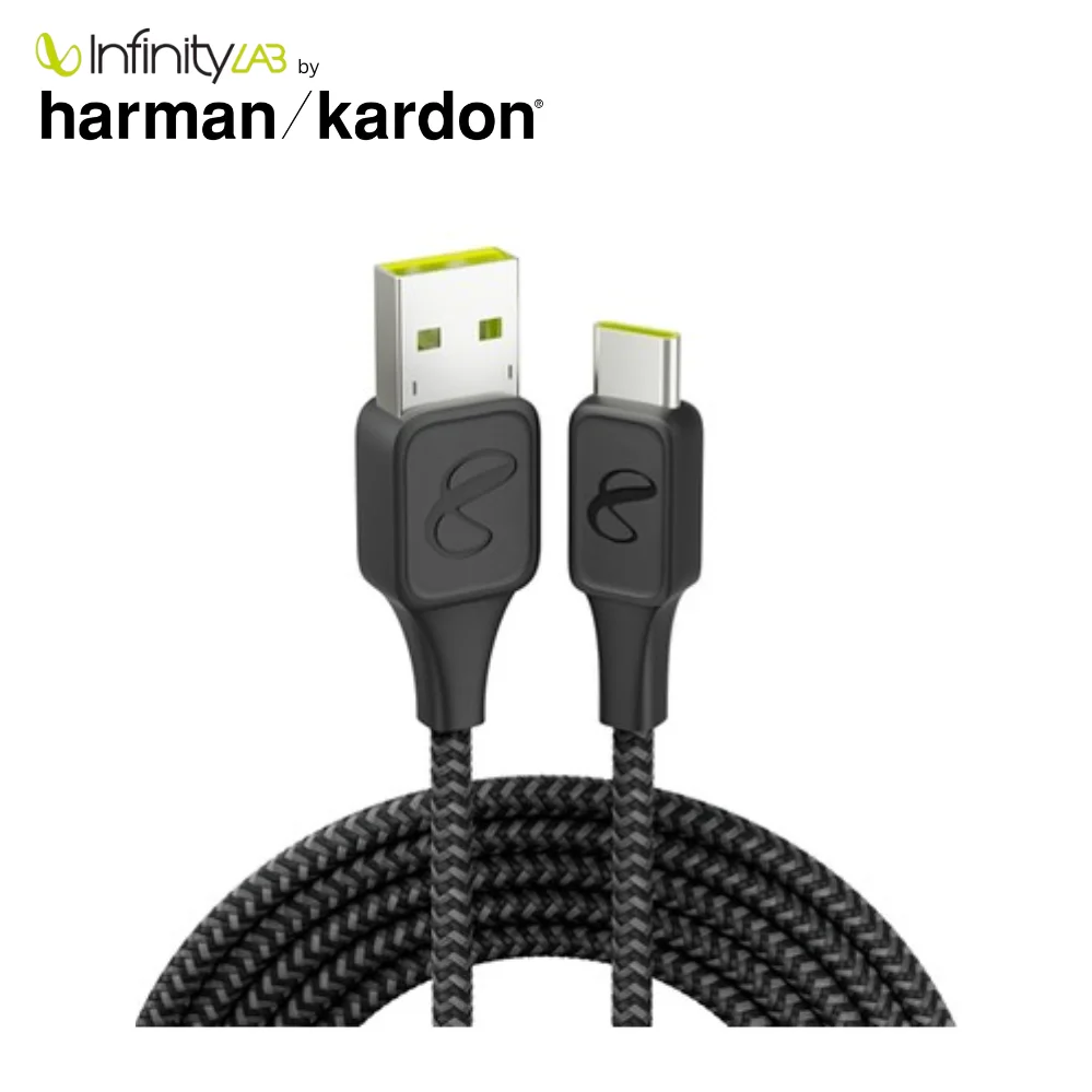 Infinity Lab InstantConnect Cable USB-A USB-C 1.5M 15W, Black