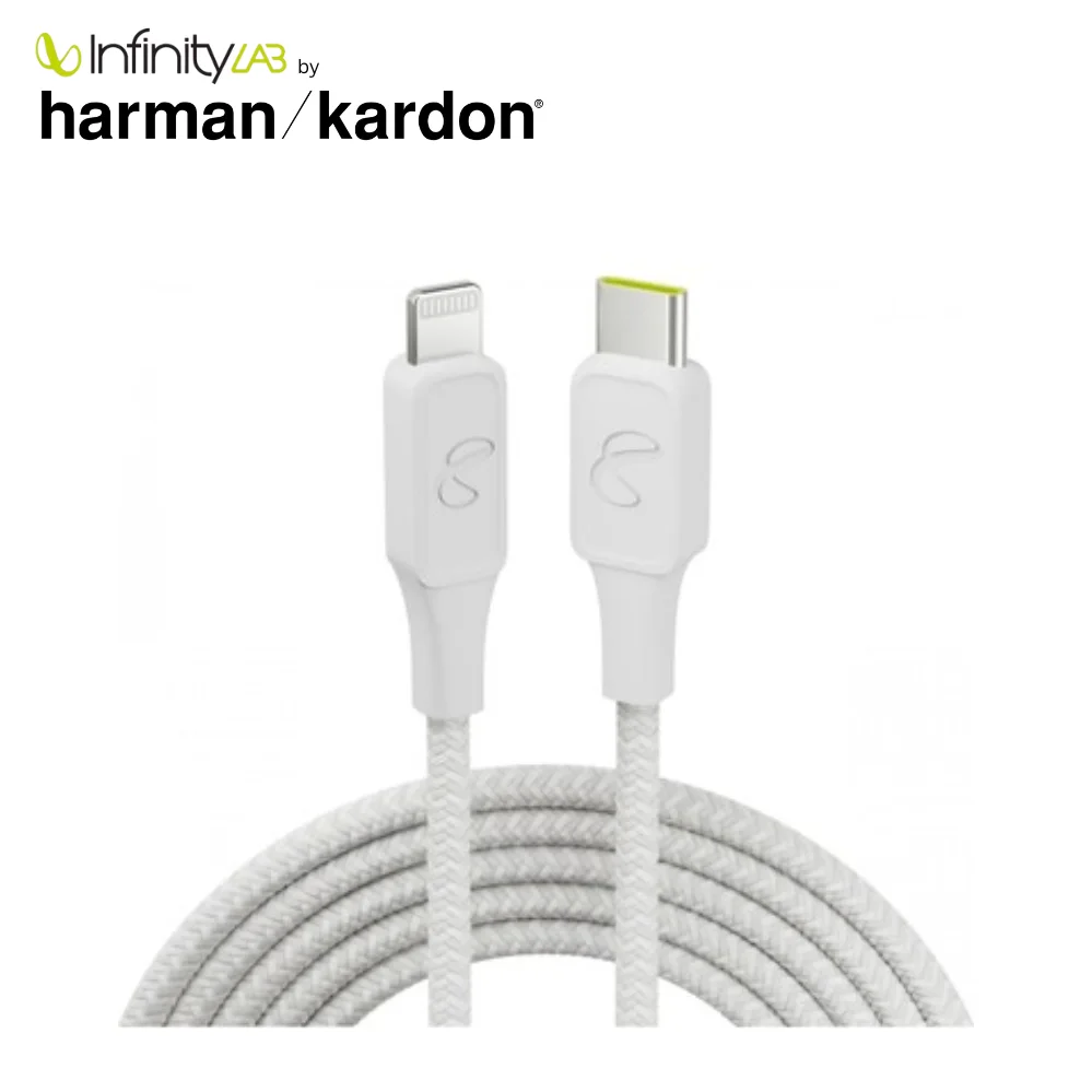 Infinity Lab InstantConnect Cable USB-C Lightning, White, 1.5M