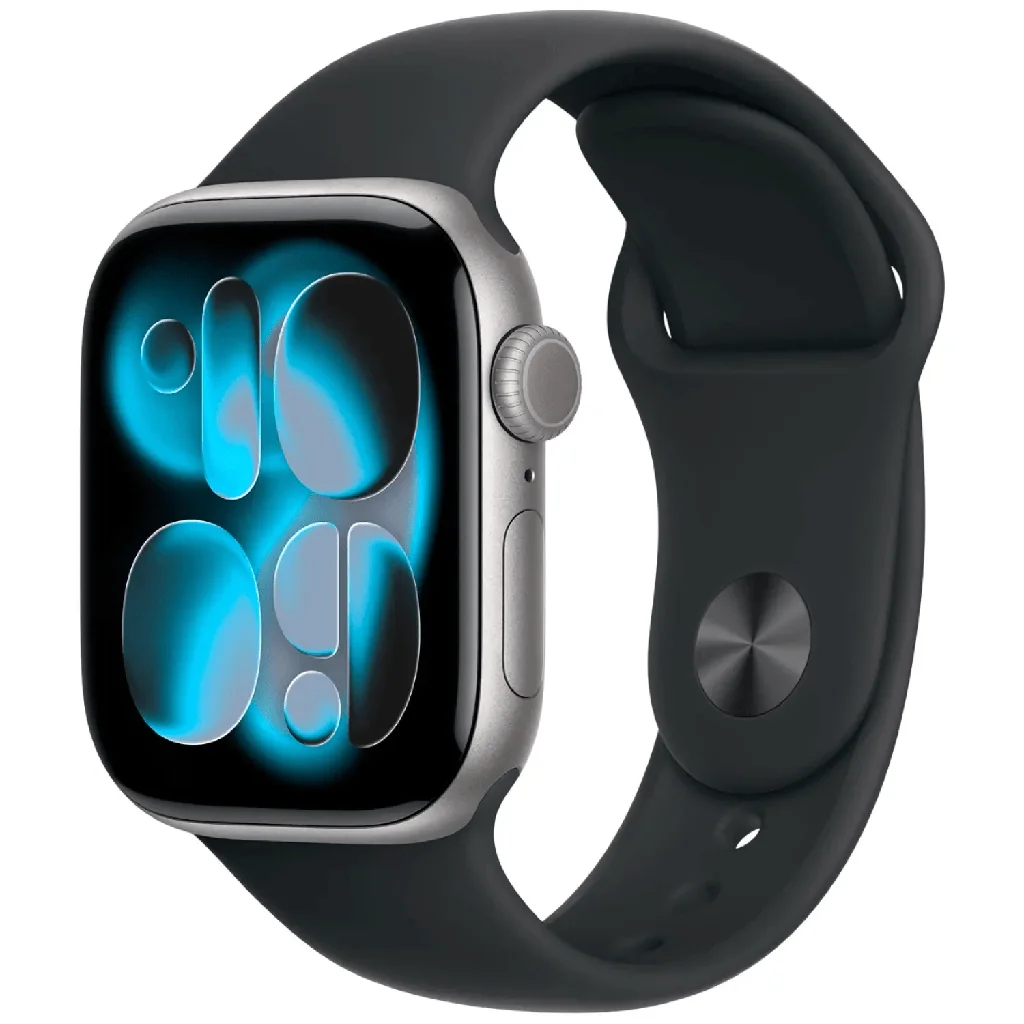 Apple Watch Series 11 GPS 42mm Space Grey Aluminium Black Sport Band - MEQW4 - MEQX4