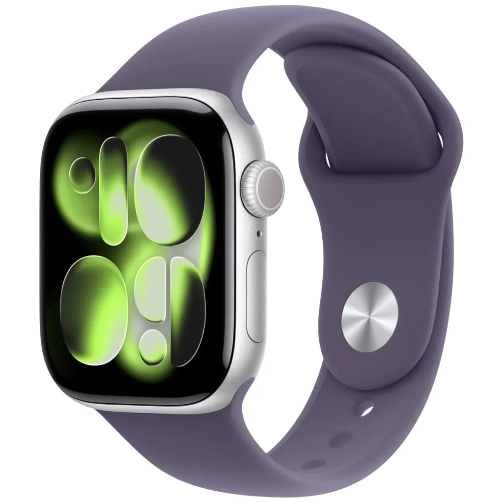 Apple Watch Series 11 GPS 46mm Silver Sport Band S/M MEVA4