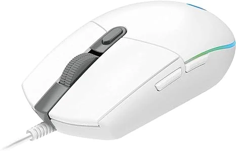 Logitech G203 LSYNC Gaming Mouse - USB - Optical - 6 Button White