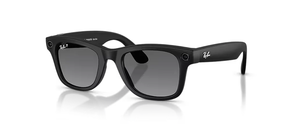 Ray-Ban | Meta Wayfarer (Gen 2) RW4012 Matte Black Polarized S-53