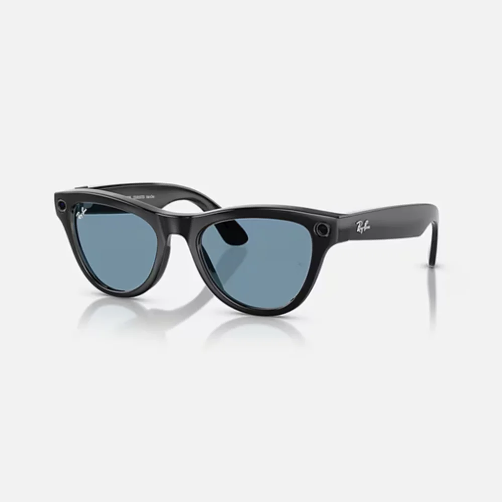 Ray-Ban Smart Glasses Meta Skyler - Clear/Cerulean Blue Transitions (RW4010-C601/MF52)