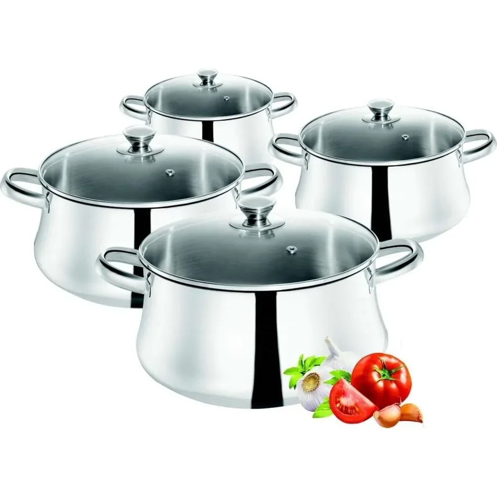 Tefal Classic 8 Parça Çelik Tencere Seti - 4300009289