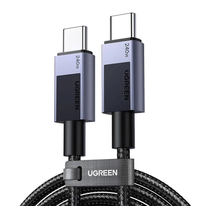 Ugreen USB-C to USB-C 240W PD Fast Charging Cable - 2M (Space Grey) (L513/45068)