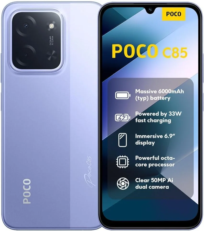 Xiaomi POCO C85 4G Dual SIM 8GB RAM 256GB-Purple