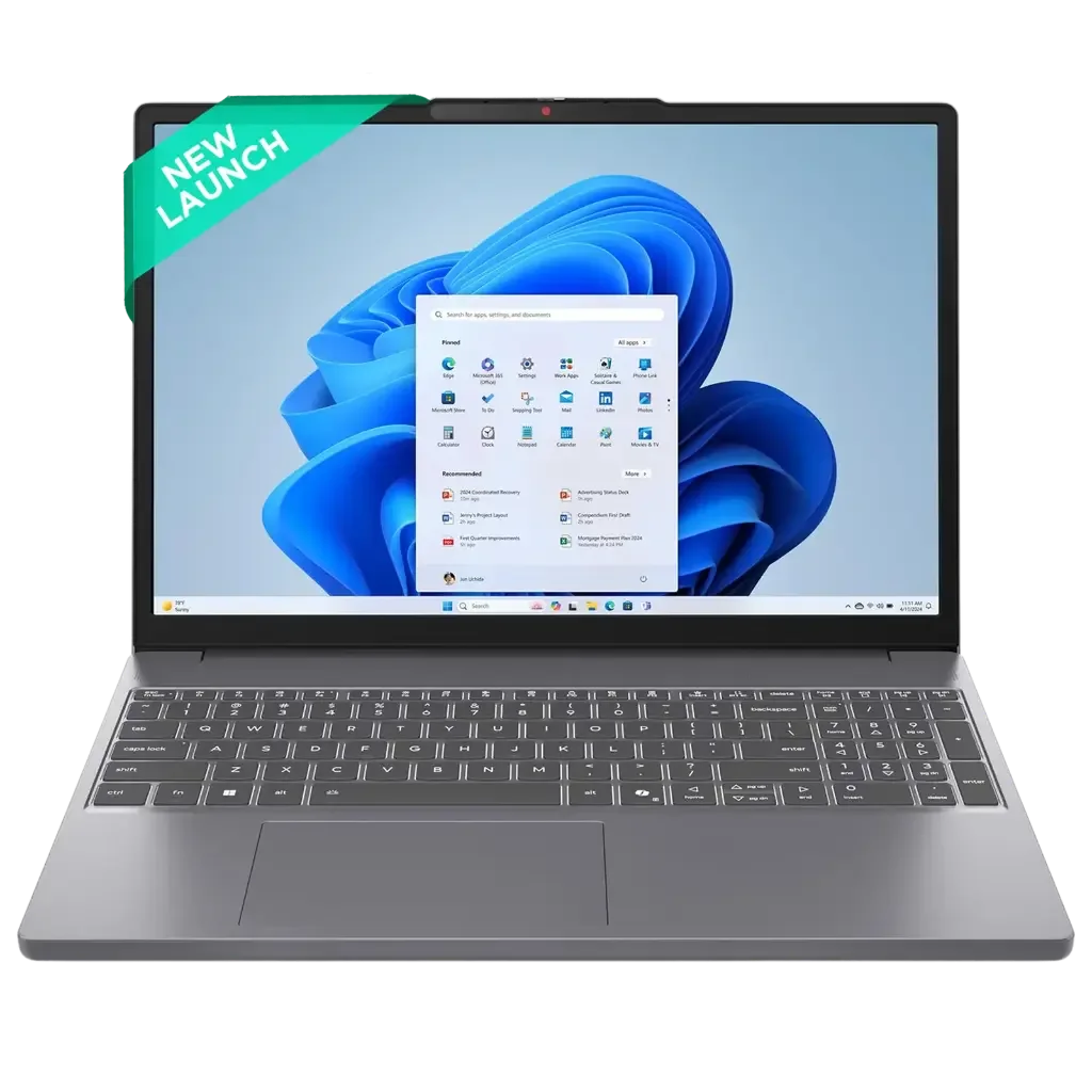 Lenovo IdeaPad Slim 3 15IRH10 Laptop, 38.86cm" WUXGA IPS Display i5-13420H, 16GB DDR5 RAM, 512GB SSD