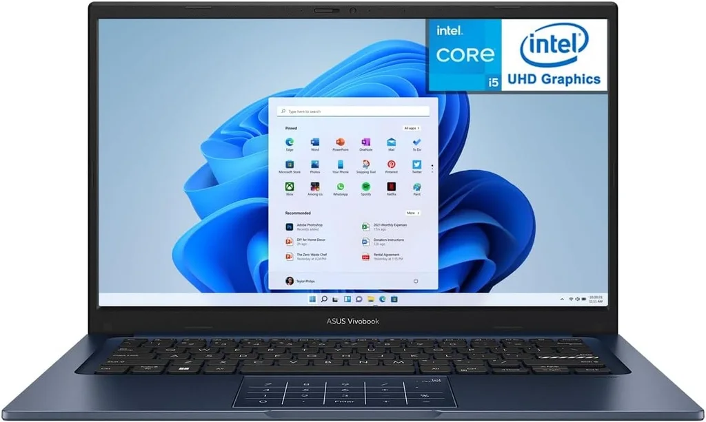 ASUS Vivobook 14" FHD Intel 13th Core i5-1334U 12GB RAM 256GB SSD Laptop Quiet Blue X1404VA-I512256