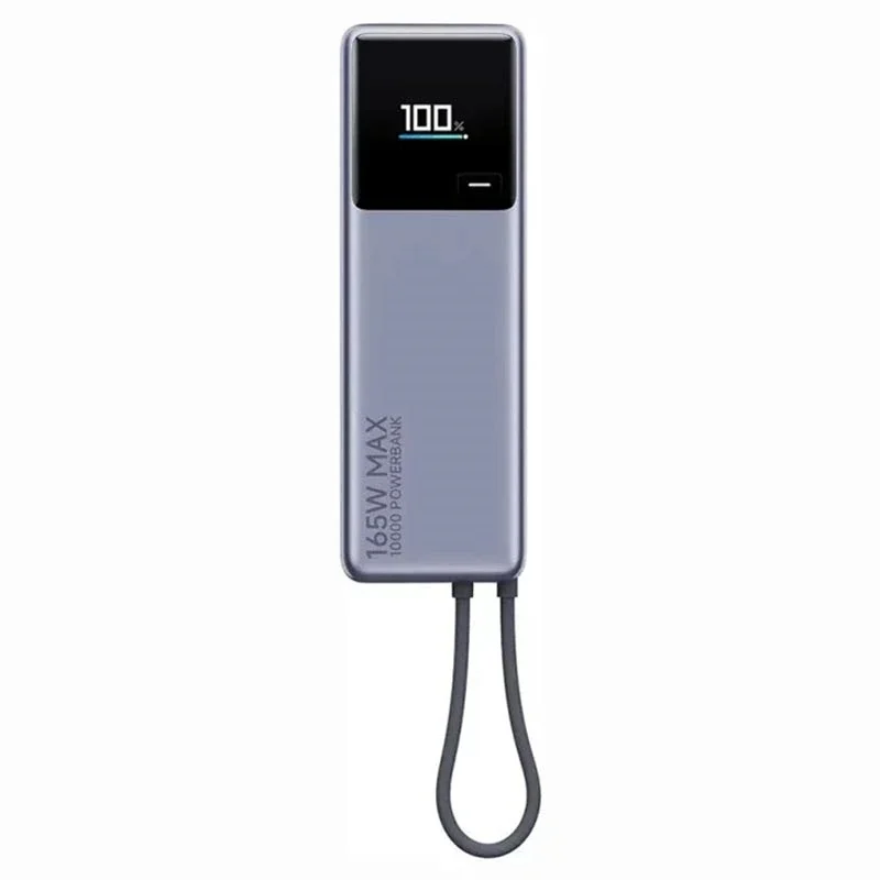 Xiaomi 165W Power Bank with Integrated USB-C Cable 10000mAh - Grey