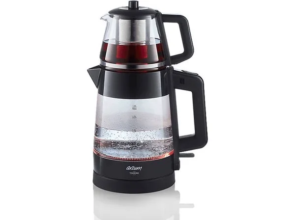 Arzum AR3136 Teamond 1800 W Glass Tea Maker