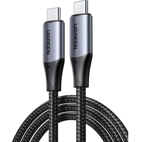 Ugreen Type-C to Type-C USB 3.1 Gen2 5A 100W Thunderbolt 3 Data Cable 1m - US355 80150