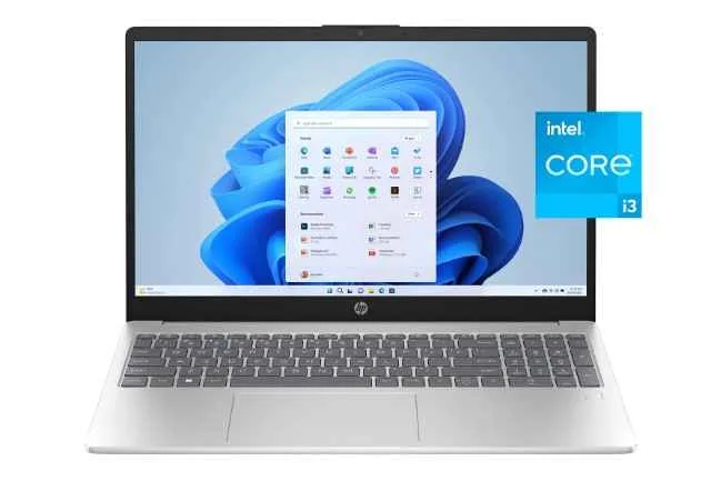 HP 15.6" FHD Intel i3-N305/8GB/256GB SSD Silver Laptop 15-FD0131WM
