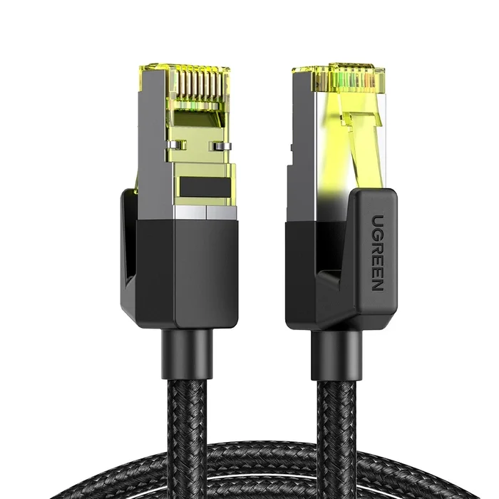 Ugreen NW150 80425B Braided Ethernet Cable F/FTP RJ45 Cat 7 5m black