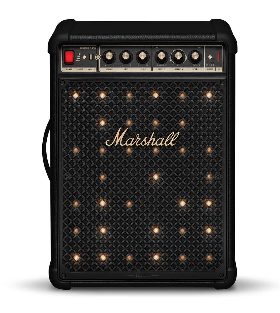 Marshall Bromley 450 Bluetooth Party Speaker Black and Brass - ZD.1008199