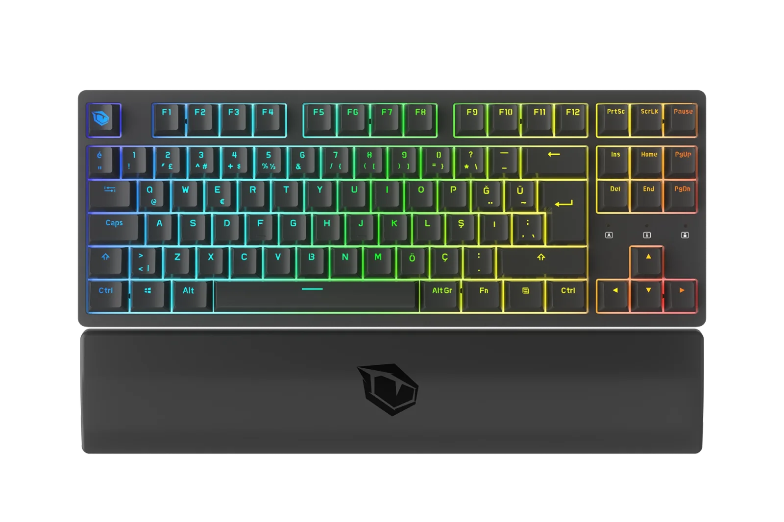 Monster Pusat Rapid Pro Mechanical RGB Gaming Keyboard - Black