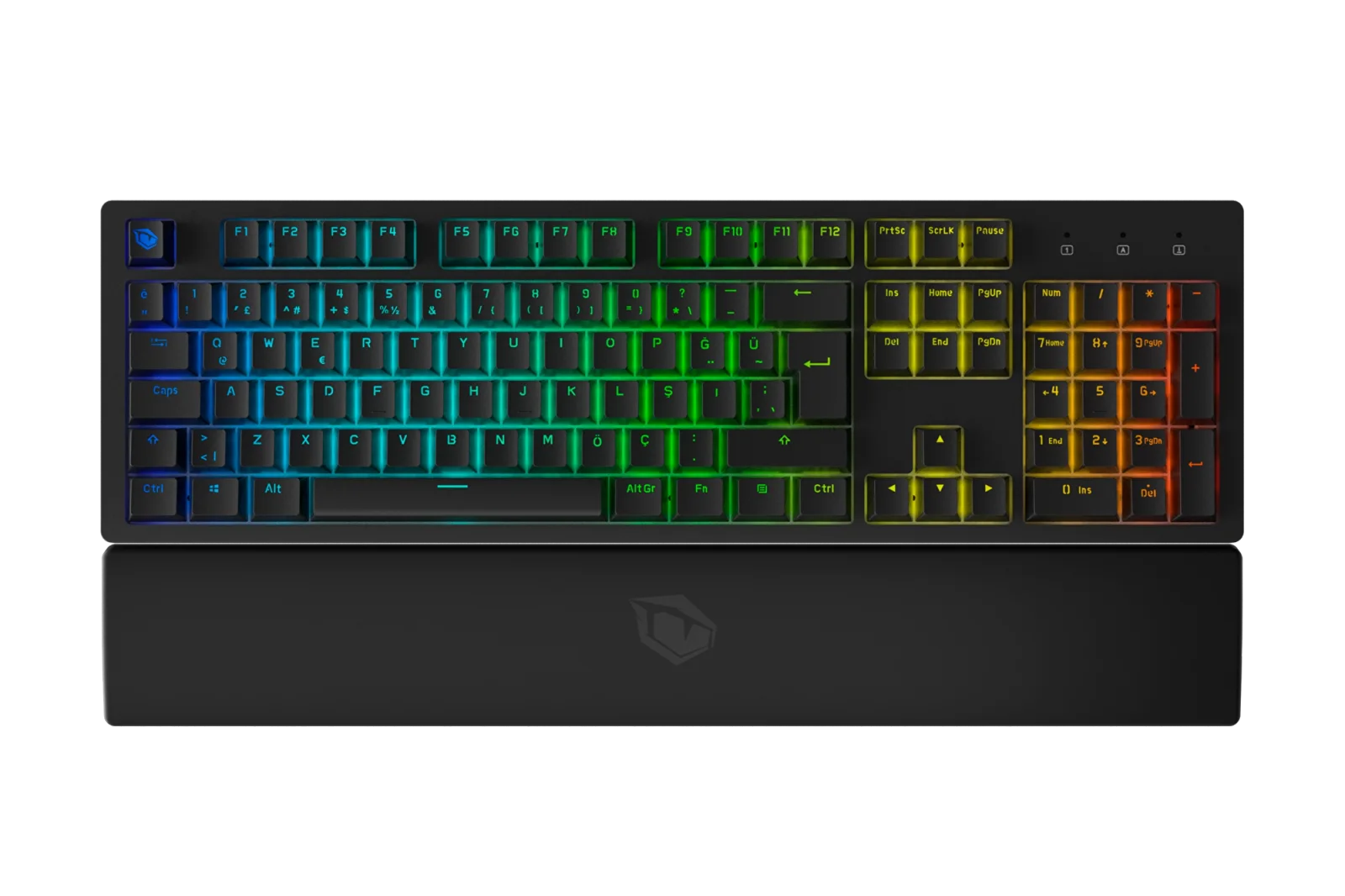 Monster Pusat Rapid Ultra Mechanical RGB Gaming Keyboard - Black
