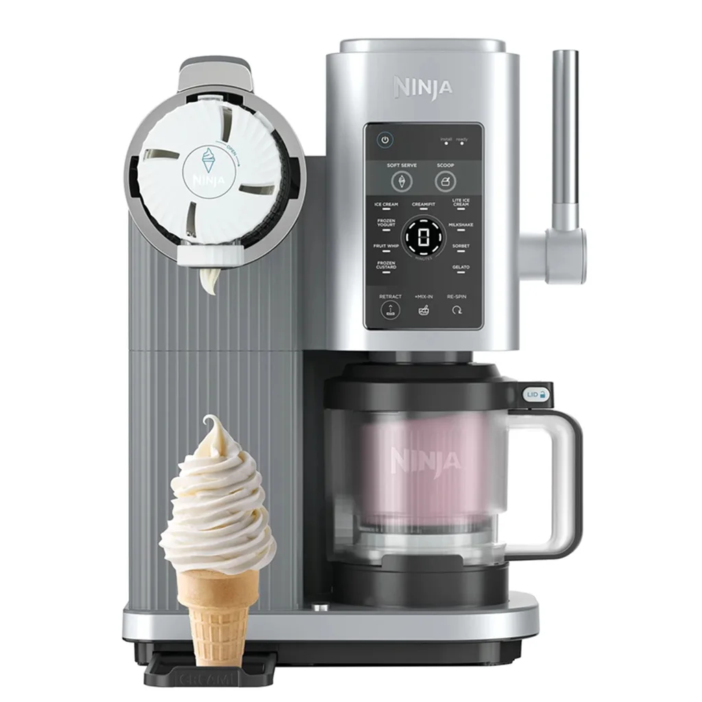 Shark Ninja Swirl Ice Cream Machine - Platinum Silver - NC701ANZ
