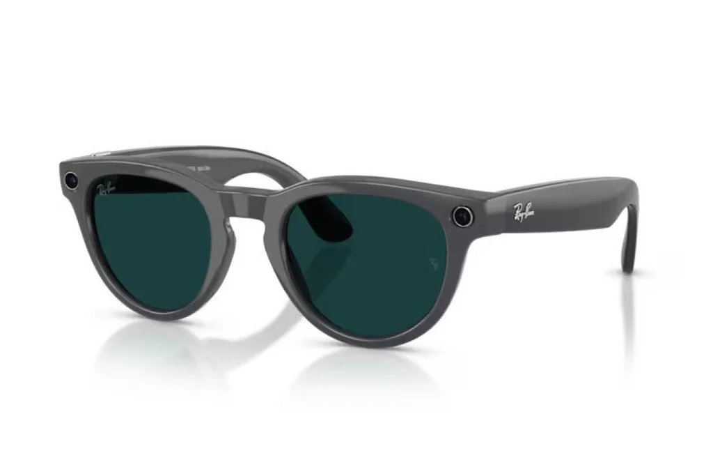 RAY-BAN META HEADLINER - GEN 2 Shiny Asteroid Grey Clear/Emerald Transitions S50 RW4013 ( 6702CE50 )