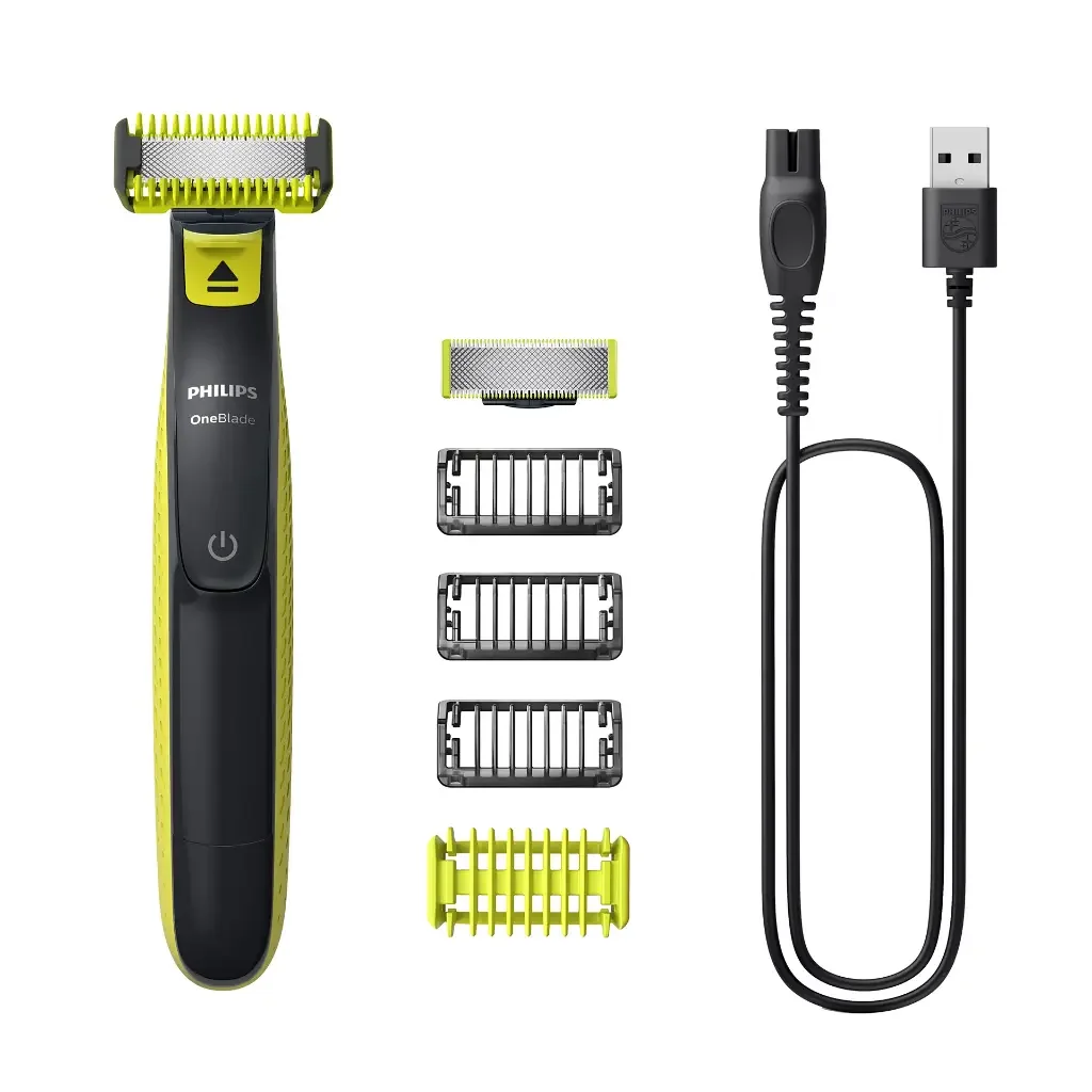 Philips Norelco OneBlade QP2824/10 men's shaver Foil shaver Trimmer Grey Lime