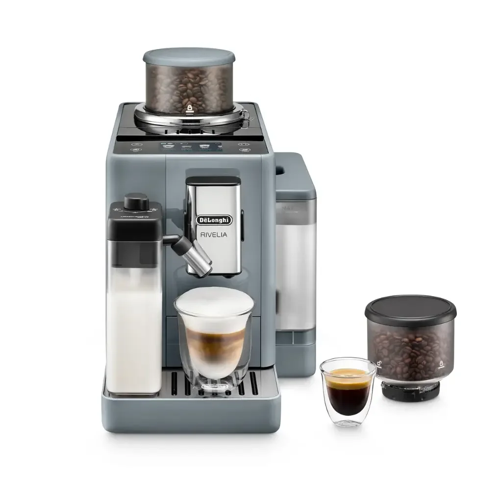 De’Longhi Rivelia Fully Automatic 19 Bars Pebble Grey - EXAM440.55.G