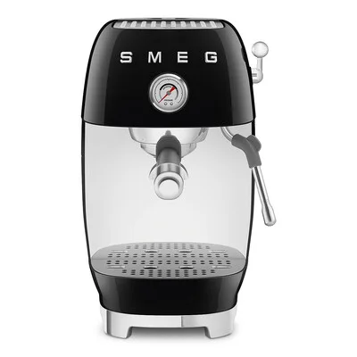 Smeg ECF03BLEU Manual Cold Brew Espresso Machine Black