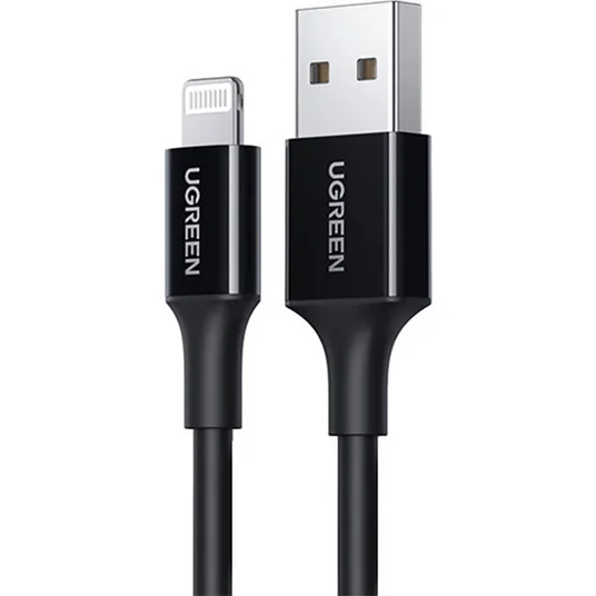 UGREEN 80823 USB-A to Lightning Data and Charging Cable 18W 2m Black