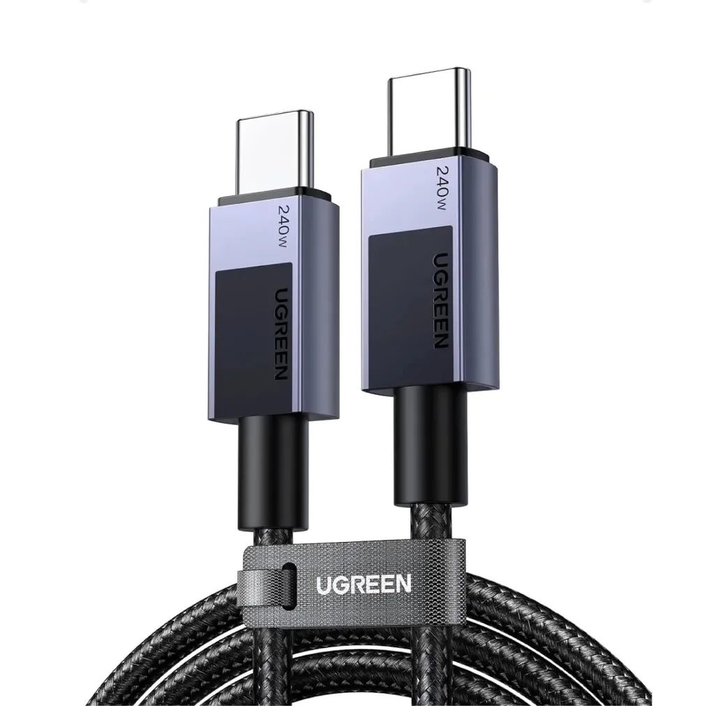 Ugreen USB-C to USB-C 240W 1M Braided Cable Gray L513 45067