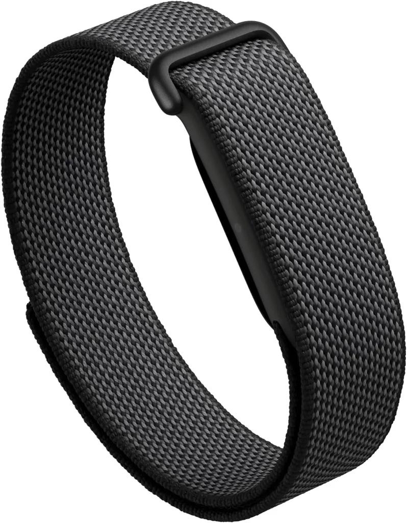 Google Fitbit Air - Screenless Fitness and Health Tracker - Personalized AI-Powered Coaching - Obsidian