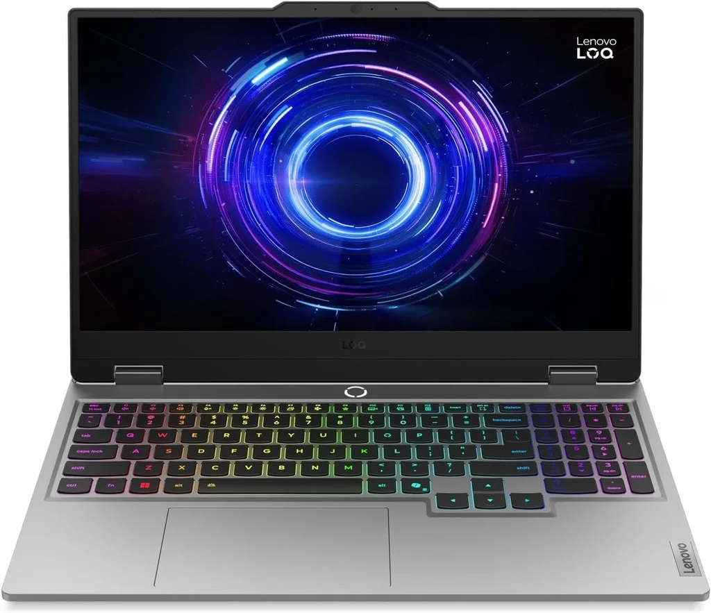 Lenovo LOQ 15IRX10 Gaming Laptop 15.6" FHD 144Hz IPS Display Intel Core i7-14700HX 16GB DDR5 RAM 1TB SSD NVIDIA GeForce RTX 5060 8GB Luna Grey